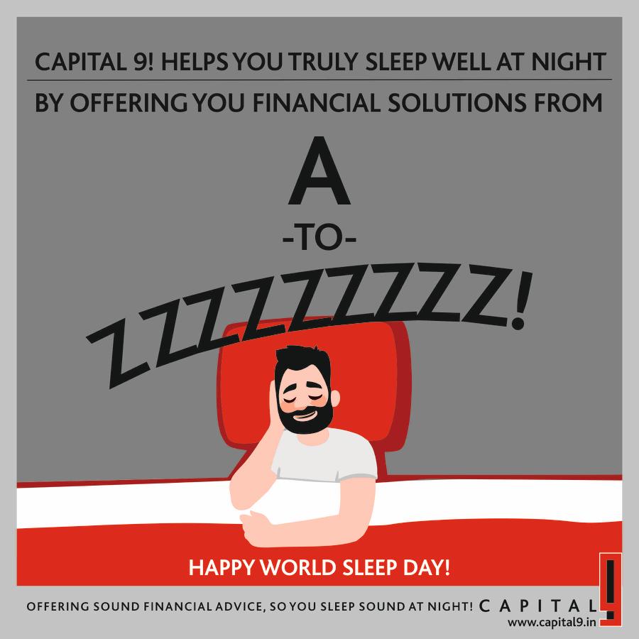 capital9in's tweet photo. IT'S TRUE that money can make you SLEEPLESS, unless you have someone who has your back on all matters finance, We as Capital 9! wish you a restful WORLD Sleep Day and reiterate that the goal of our width of end-to-end financial services is truly to make you sleep worry-free https://t.co/xJSJDbIo0Z