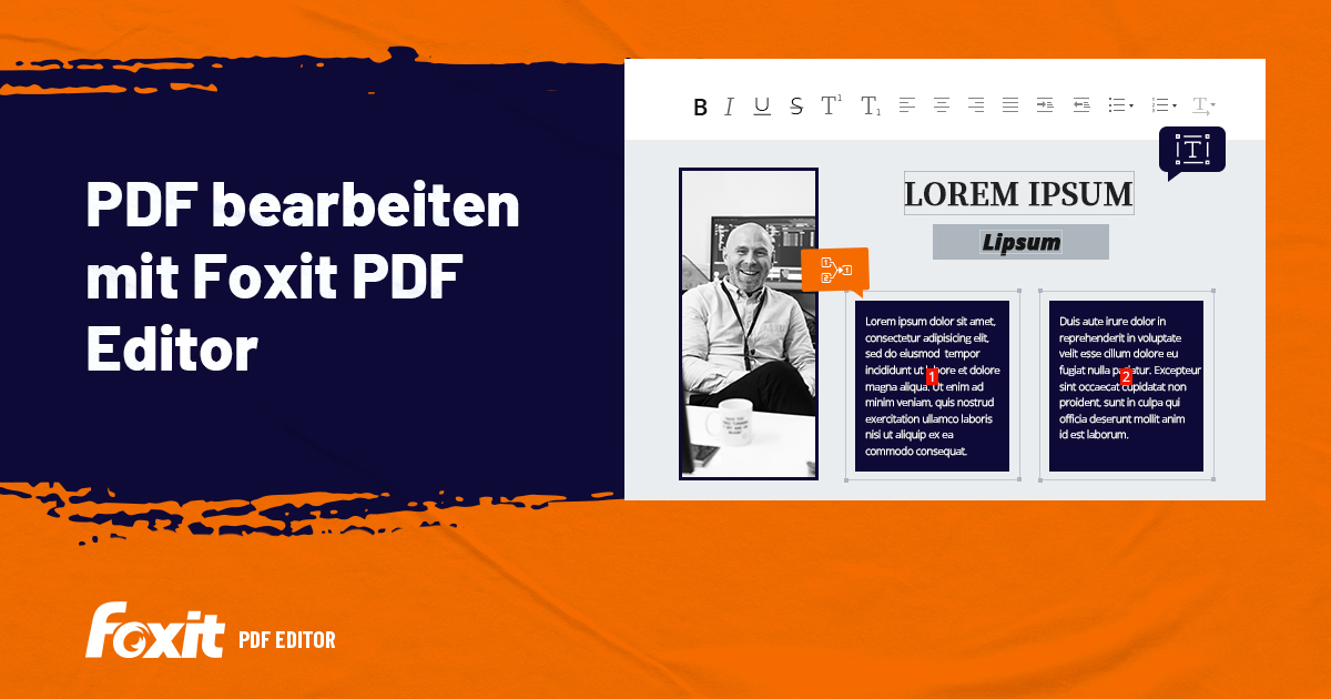 foxiteurope's tweet image. In diesem 2-minütigen Video-Tutorial erfahren Sie, wie Sie Ihre PDF-Dokumente mit Foxit PDF Editor schnell und einfach bearbeiten. #TippsamFreitag
bit.ly/3JoNrtZ
#EditPDF #PDFBearbeiten #AdobeAlternative