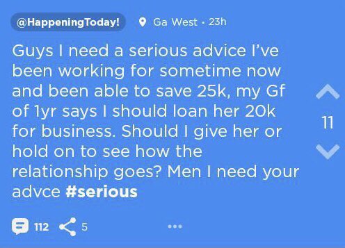 TimeWithRella 🎙️☯ on Twitter: "LoL don't lend money you can't afford to