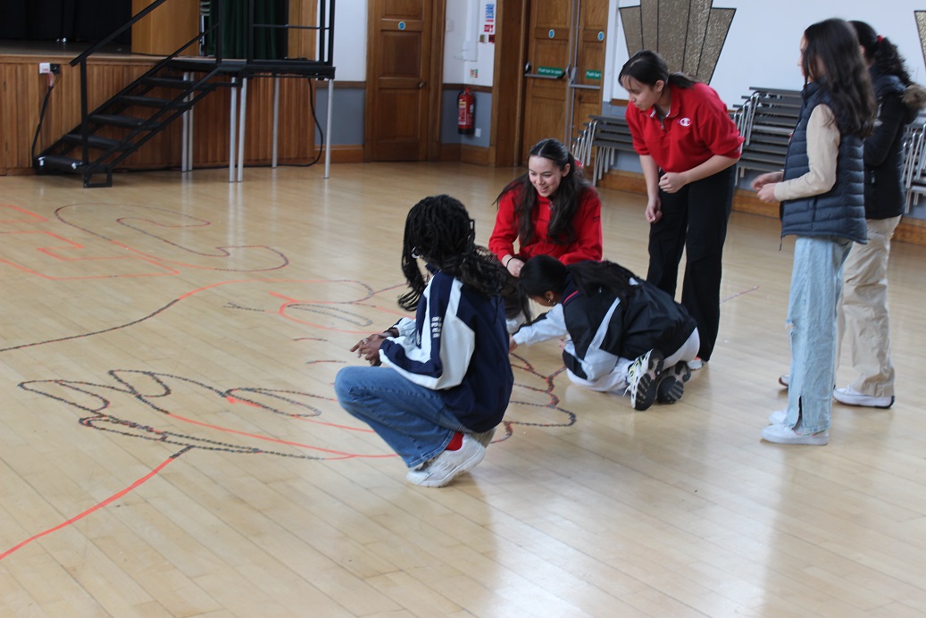 StHelensSchool's tweet photo. This week all senior school year groups added donations to create a coin trail in support of DEC @disastersemergencycommittee, who are helping the earthquake appeal in Syria and Turkey. #WearItRed https://t.co/BL8DqkltJU