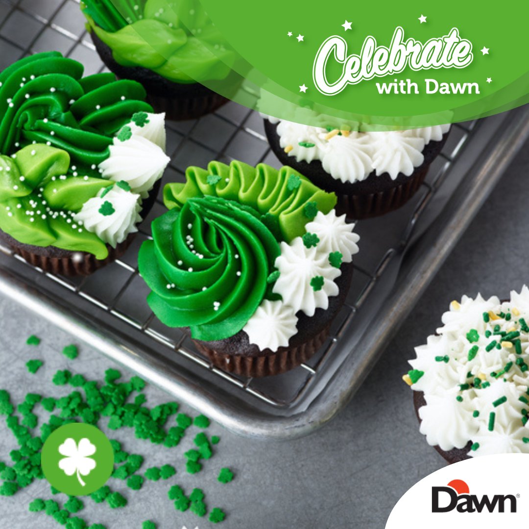 DawnFoodsUK's tweet photo. Happy #StPatricksDay! 🍀 We hope that our recipe ideas have inspired you to create amazing treats for the occasion. What seasonal baked goods are you serving up for your customers today? Share with us below! #StPaddysDay #BakeryInspiration https://t.co/bIY3t5Mp0V