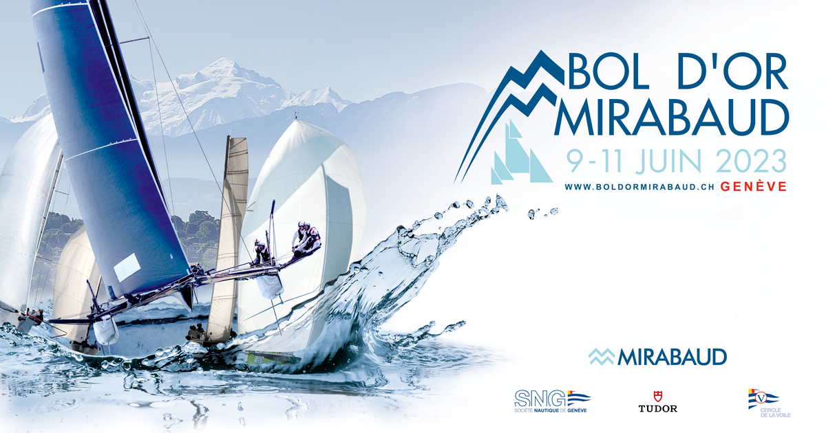Découvrez l'affiche de de 84ème édition du Bol d'Or Mirabaud. Un moment de #course suspendu qui rend hommage à toutes les catégories de #voiliers du #BOM, évoluant ensemble dans un cadre exceptionnel entre lac et montagnes! 
crédit : @PIM 
#regate #leman #voile