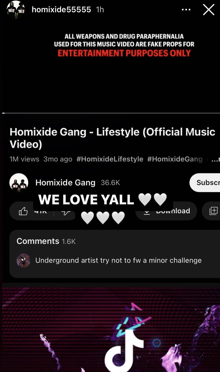 stone on Twitter "RT therealugs Homixide Gang openly admits to