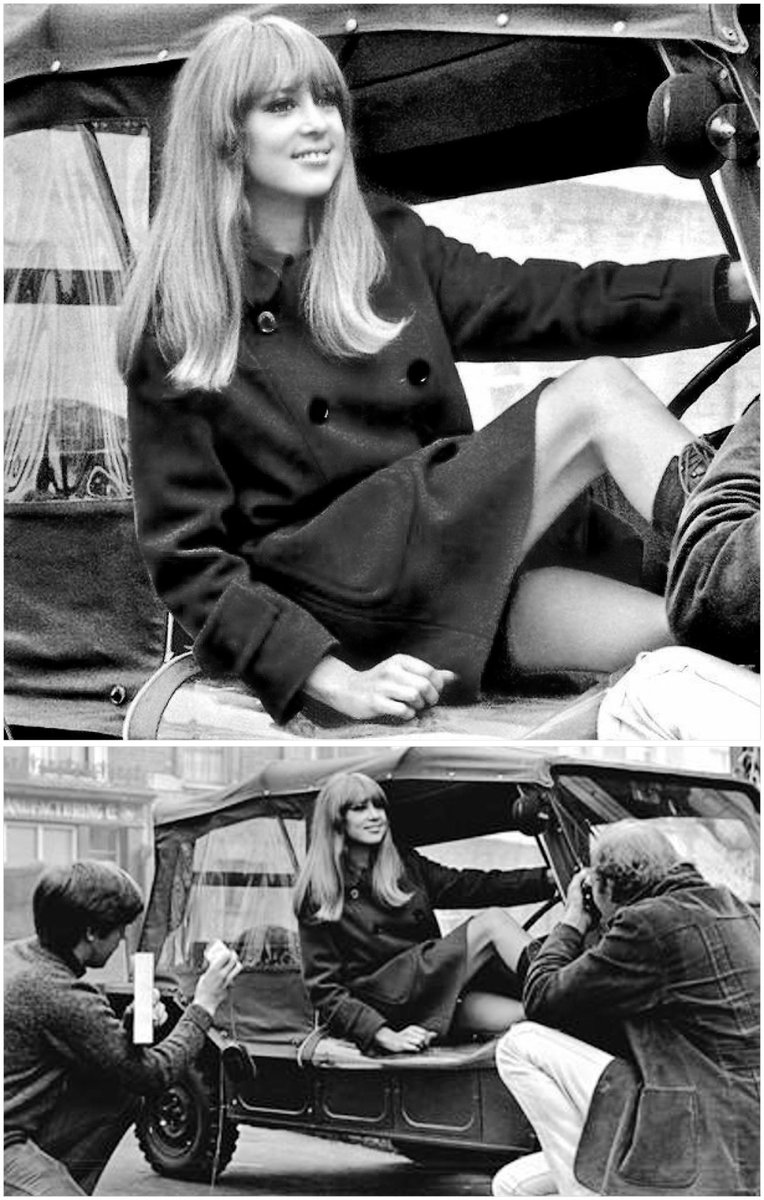 Something in the way she moves … A big Happy Birthday to Pattie Boyd, celebrated model, photographer and writer, born #OnThisDay in 1944.

📷 Modelling husband-to-be George Harrison’s Mini Moke (Phillip Jackson, October 1965). 

#PattieBoyd #SwingingSixties
