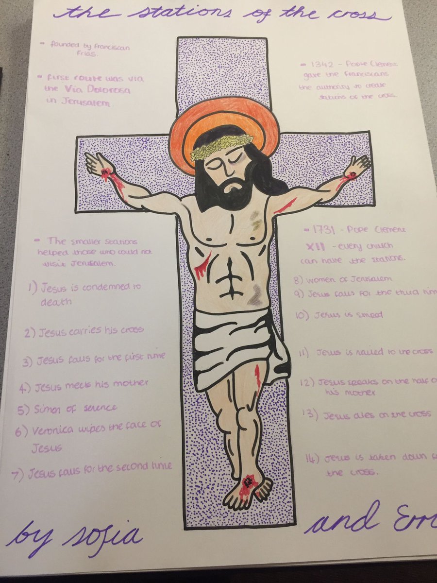 Year 12 Meditate on the Stations of the Cross