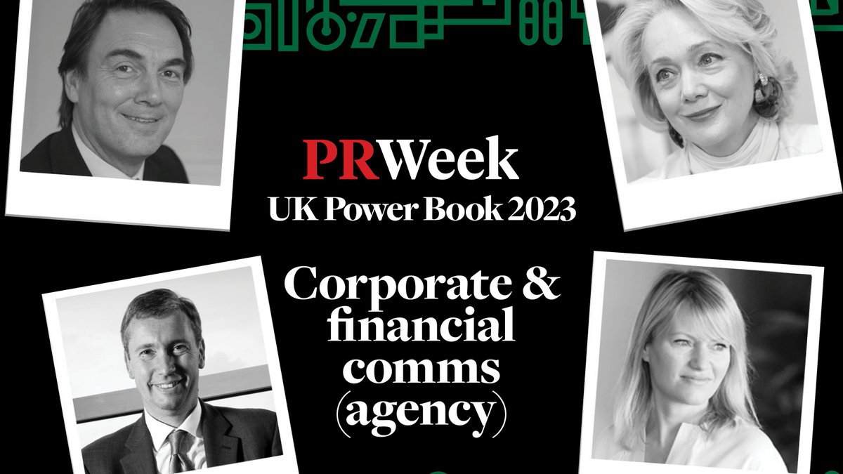 PRWeek UK (@prweekuknews) on Twitter photo PRWeek UK Power Book 2023: Top 20 in Corporate & financial comms (agency) #pr #comms <a href="/BrunswickGroup/">Brunswick Group</a> <a href="/fgs_global/">FGS Global</a> <a href="/Teneo/">Teneo</a> <a href="/EdelmanPR/">Edelman</a> <a href="/FTIConsulting/">FTI Consulting</a> @MHPC @MaitlandPR <a href="/UK_DGA/">Dentons Global Advisors UK</a> <a href="/InsideFreuds/">InsideFreuds</a> <a href="/PortlandComms/">Portland</a> <a href="/KekstCNC/">Kekst CNC</a> <a href="/GraylingUK/">Grayling UK</a> @BlurredGlobal <a href="/HeadlandComms/">Headland</a> prweek.com/article/181626… PRWeek UK Power Book 2023: Top 20 in Corporate & financial comms (agency) #pr #comms <a href="/BrunswickGroup/">Brunswick Group</a> <a href="/fgs_global/">FGS Global</a> <a href="/Teneo/">Teneo</a> <a href="/EdelmanPR/">Edelman</a> <a href="/FTIConsulting/">FTI Consulting</a> @MHPC @MaitlandPR <a href="/UK_DGA/">Dentons Global Advisors UK</a> <a href="/InsideFreuds/">InsideFreuds</a> <a href="/PortlandComms/">Portland</a> <a href="/KekstCNC/">Kekst CNC</a> <a href="/GraylingUK/">Grayling UK</a> @BlurredGlobal <a href="/HeadlandComms/">Headland</a> prweek.com/article/181626…