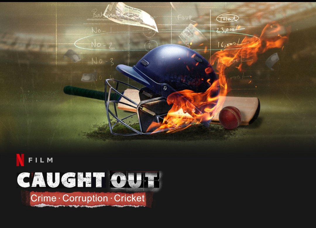 CinemaRareIN's tweet photo. This sports documentary examines India's biggest match-fixing scandal, the icons caught in its web and the journalists who uncovered the corruption.

#CaughtOut : #CrimeCorruptionCricket (2023) by @Sups_feed, now streaming on @NetflixIndia.

@PassionPix https://t.co/VIjeNsxRUF