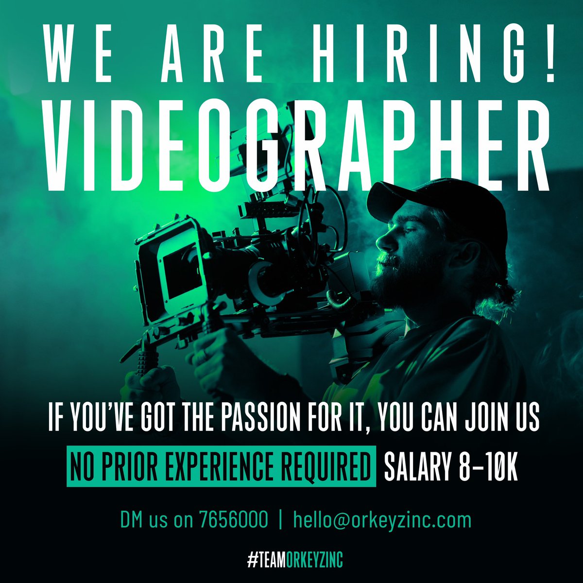 If you’ve got the passion for it, you can join us.
Drop a mail to hello@orkeyzinc.com
DM for more info.