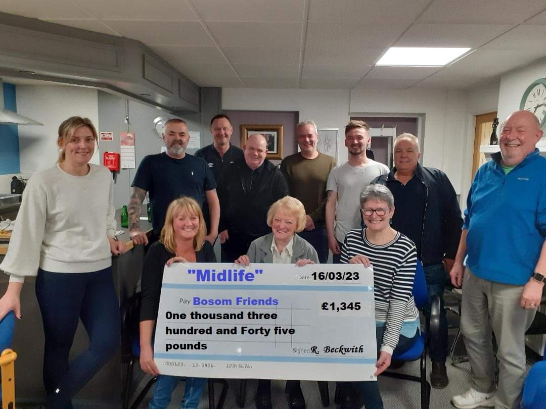 MidlifeSka's tweet photo. Barnoldswick &amp; Earby @BosomFriends a charity local to us, who we're always more than happy to support ❤️ 😎👍 https://t.co/9Udfyo1MKH