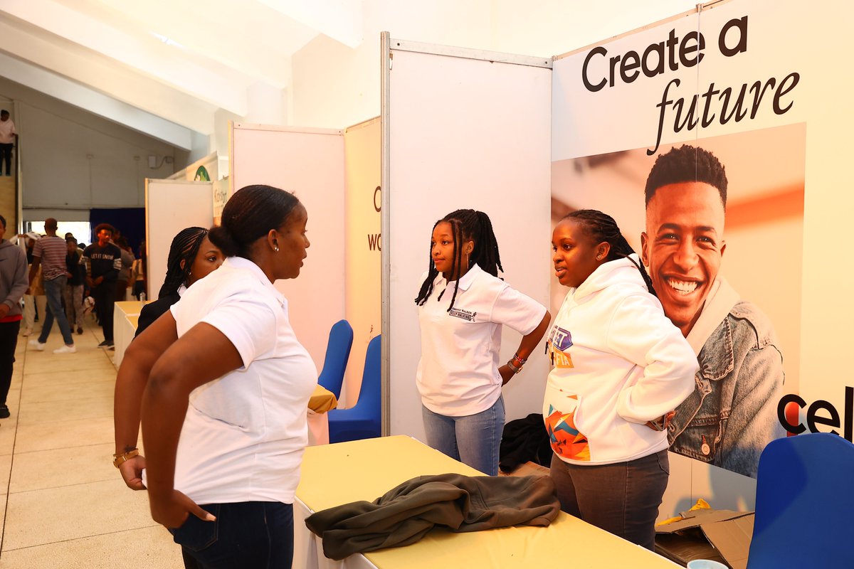 EABL_PLC's tweet photo. At the HR booth, the JKUAT students are being engaged by our team regarding available opportunities for STEM students at EABL. #EABLJKUATSTEMDay @DiscoverJKUAT https://t.co/7eAw9s5zuK