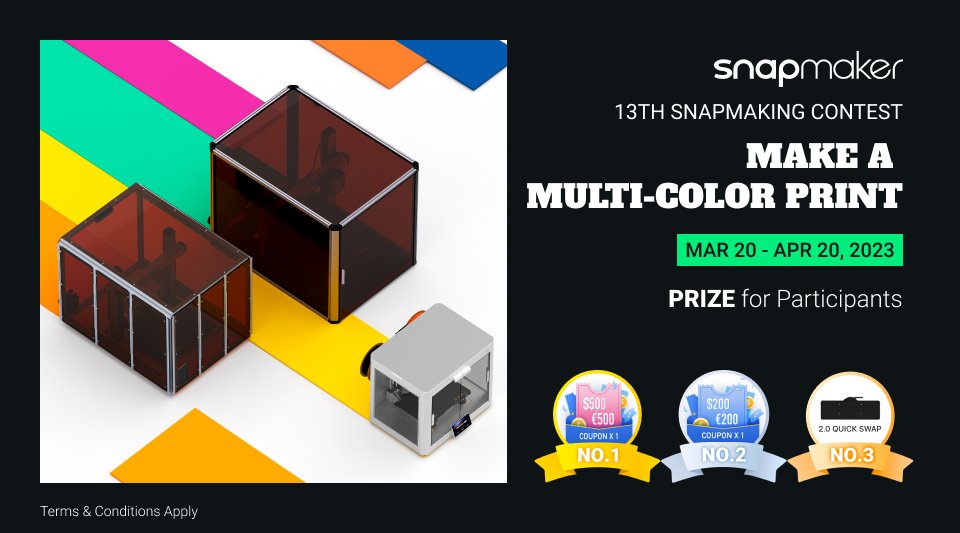 tang_xitong's tweet image. #snapmaking  #multicolor3dprinting @snapmaker