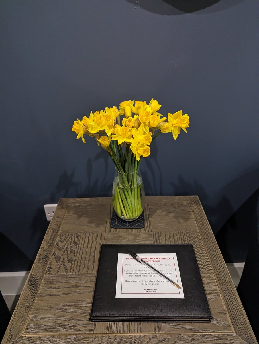 redbullrunner's tweet image. Thank you @waitrose Southend for these lovely daffodils to brighten up our retirement development lobby. Your gesture made lots of people smile this week!
#Kindness #retirementliving #mccarthystone @McCarthyStone