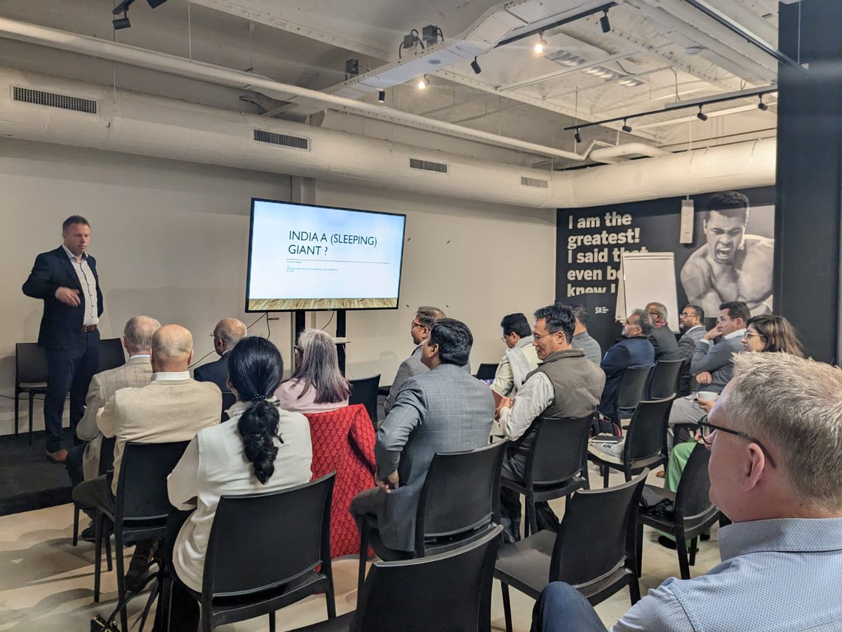 startupindia's tweet photo. Day 2 of the International #CapacityBuilding Programme in Netherlands had representatives from Orange Sports Forum present on Indian-Dutch collaboration opportunities in sports.
#StartupIndia #SRFInternational #Startups #SustainableInnovation #Netherlands #StateRankingFramework https://t.co/ZsAphEElzQ