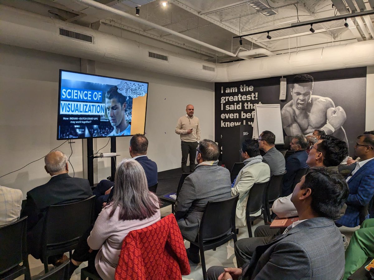 startupindia's tweet photo. Day 2 of the International #CapacityBuilding Programme in Netherlands had representatives from Orange Sports Forum present on Indian-Dutch collaboration opportunities in sports.
#StartupIndia #SRFInternational #Startups #SustainableInnovation #Netherlands #StateRankingFramework https://t.co/ZsAphEElzQ