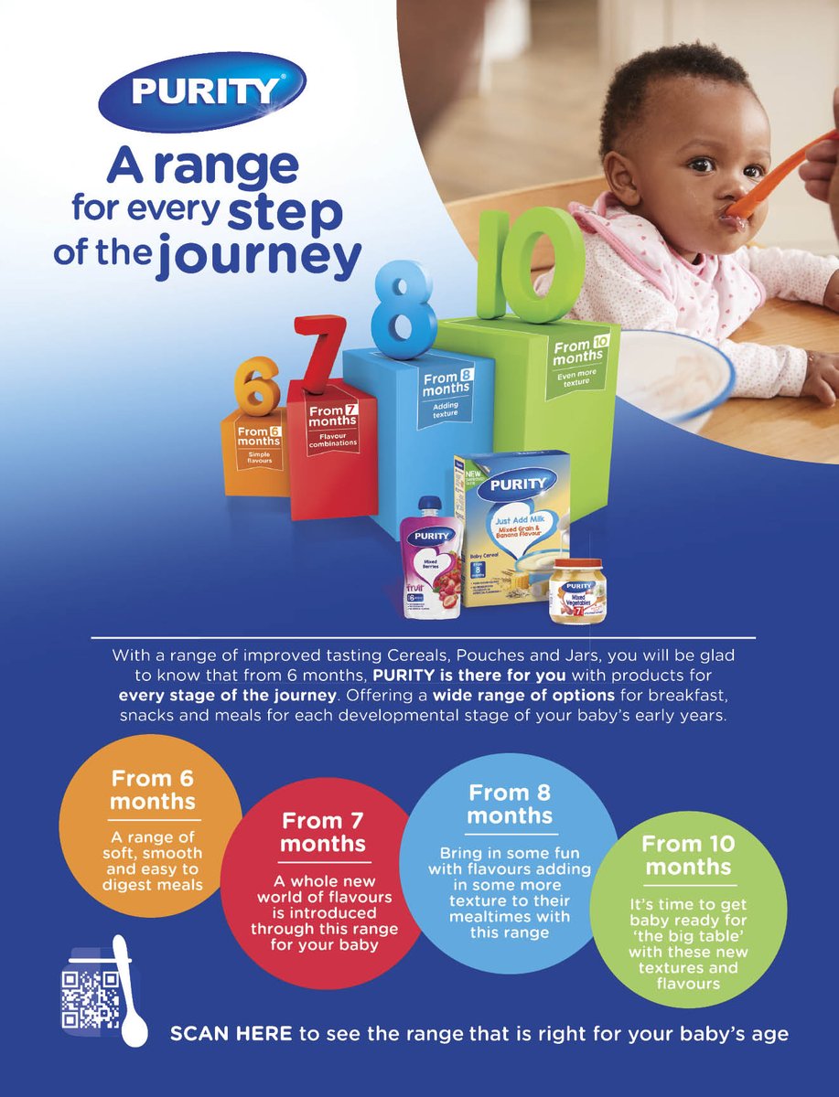 BabysandBeyond's tweet image. Purity a range for every step of the journey! 

#PurityPromise  #babyfood #purity #feedingjourney
