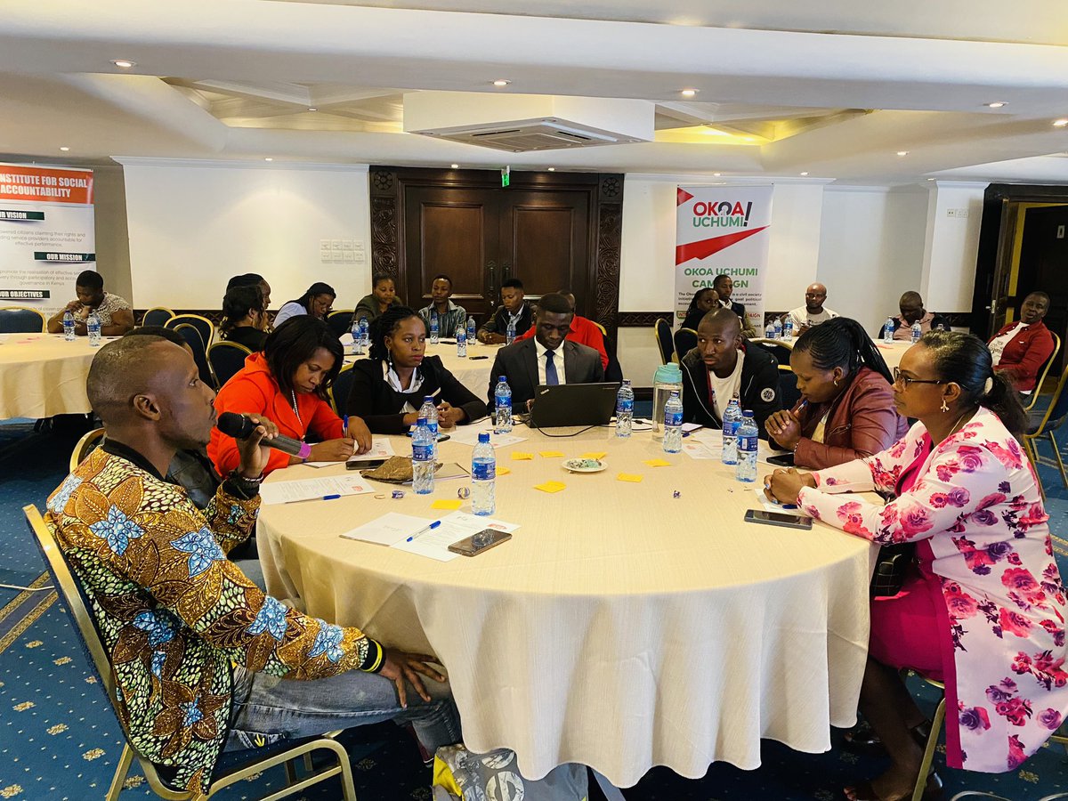 TISAKenya's tweet photo. Taking citizens through a training for trainers on implications of the Kenya tax framework on Micro Small and Medium Enterprises(MSMEs) on informal traders, youth, women and marginalized communities. #MakingServicesWork @niscof_a @publicfinanceb1 @christian_aid @KariobangiSJC https://t.co/Q6BWLo0gPx
