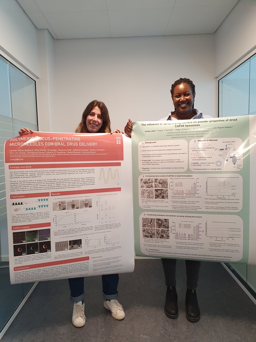 📢Our Ph.D. students Anitta Lutta & Carmen Milan Guimera, along with Juliane, are all set to attend the 4th European Conference on Pharmaceutics in Marseille next week. Go Anitta, Carmen, and Juliane! @DTU_HealthTech   #Pharmaceutics #EuropeanConference 🎉👏🏼👩🏻‍🔬👩🏻‍💻👩🏼‍💼🌍