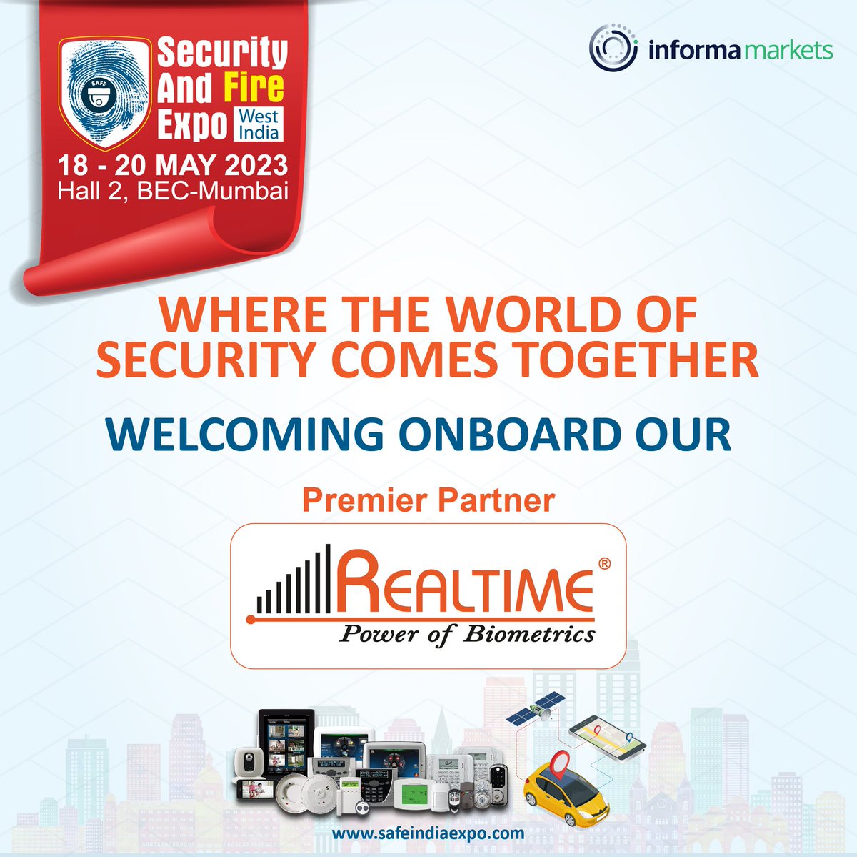 IndiaIFSEC's tweet photo. Mark your calendars, everyone! We are excited to share the news that Realtime Biometrics India Private Limited will be joining us at Safe West in May 2023 — a 3-day event where you can explore the latest advancements in the field of security technology.

#Safewest2023 https://t.co/vMsK0FRcgA