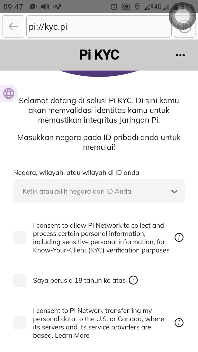SILIHWANGI26000's tweet photo. KYC massal telah tiba, Silahkan KYC buka apk browser klik KYC ikuti langkah-langkahnya jangan sampai salah teliti sebelum melanjutkan. salam petir #Pi_Network_INA https://t.co/4HDW69r5BH