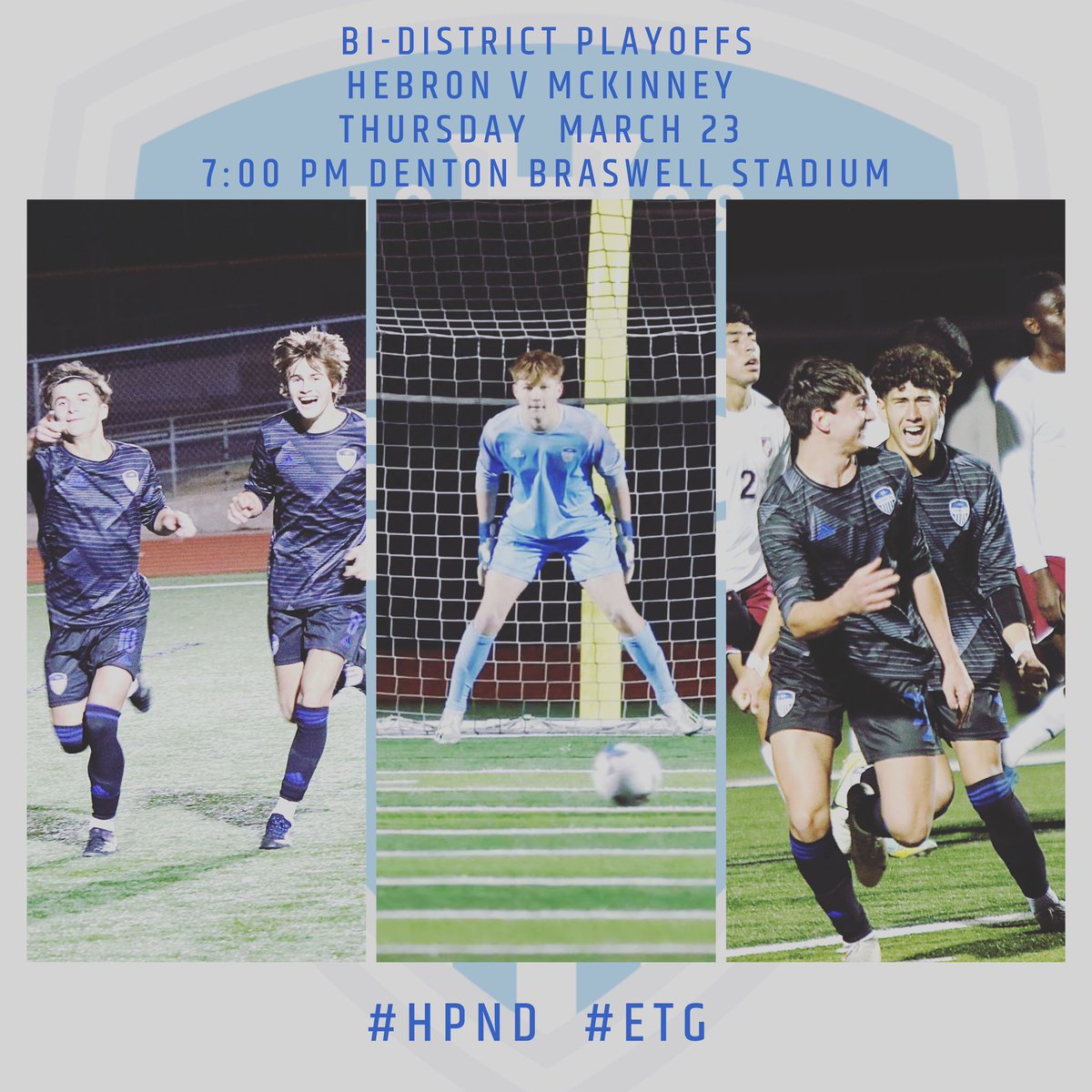 hawksboysoccer's tweet photo. Here we go! #Proud to represent @Hebron_HS in the Bi-District Mens soccer playoffs!  #HPND. #ETG  GO HAWKS https://t.co/DSQSxeqZ8M