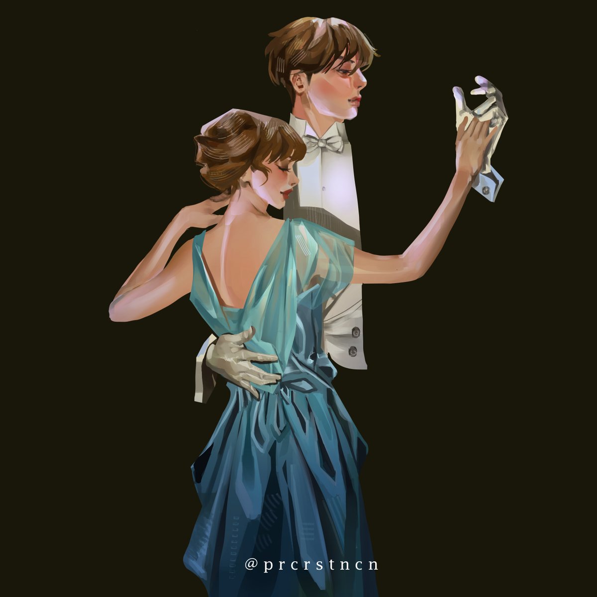 Leyendecker study! w/ Lili and Kookie 
#lizkook  #liskook #leyendecker #masterstudy
#liskookfanart #armyblink #blackbangtan #liskookshipper #bunicorn #bunicorncouple #lizkookfanart #kookielisa #maknaecouple #magniranthine #digitalart