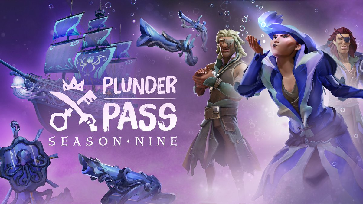 #SeaOfThieves #SOT #BeMorePirate
In celebration to Season 9, we will be giving out 3 free Season Nine Plunder Pass in a raffle on Wednesday, March 22, 2023 10:01 AM (UTC+8) If you would like to participate, please sign up at Sea of Thieve Taiwan discord: discord.com/channels/42274…