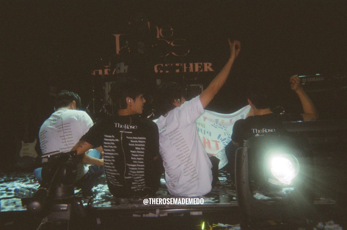 TheRoseMadeMeDo's tweet photo. The Rose on film during Heal Together Tour in Manila 2023.01.14 🎞️

a thread 🖤 https://t.co/ncfc67hDIm