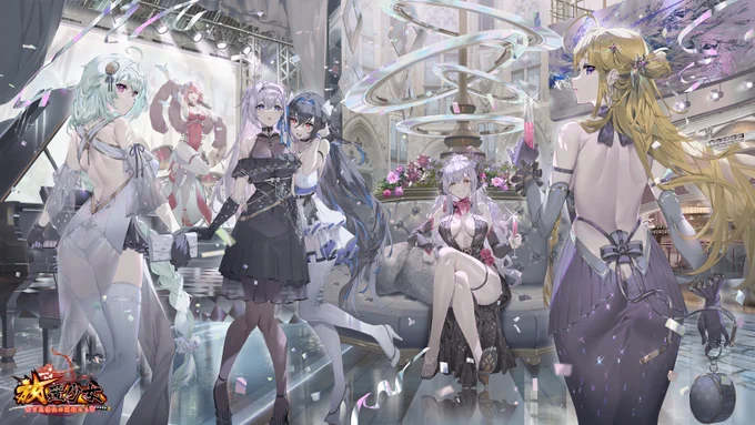 『放置少女〜百花繚乱の萌姫たち〜』の6周年イラストを描かせていただきました。よろしくお願い致します!#放置少女  #放置少女6周年 #PR 