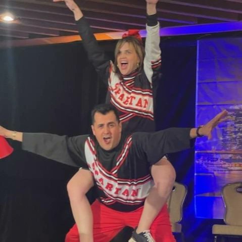 Antonio_Reyna's tweet photo. If you ever get the opportunity to be a Spartan Cheerleader - do it!  It's a blast.  Especially if it's with someone fun!

#bettertogether #workpals #friendship https://t.co/M0Mrq7OzMP