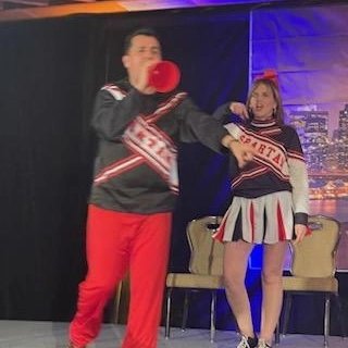 Antonio_Reyna's tweet photo. If you ever get the opportunity to be a Spartan Cheerleader - do it!  It's a blast.  Especially if it's with someone fun!

#bettertogether #workpals #friendship https://t.co/M0Mrq7OzMP
