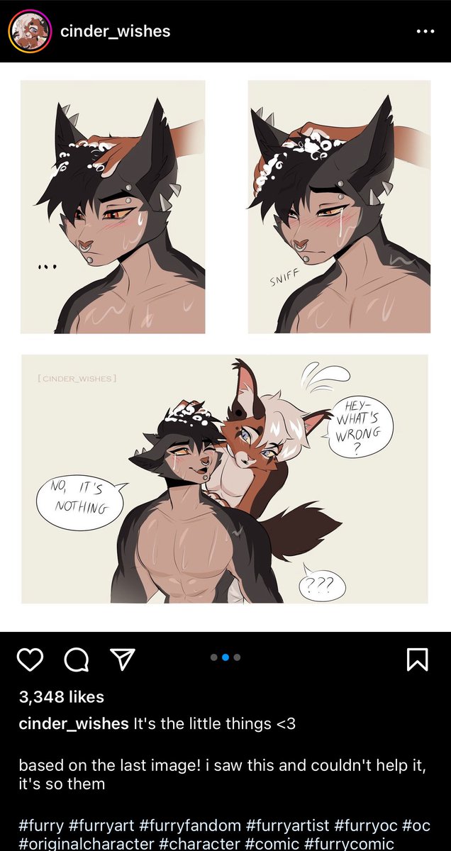 Ok. Listen. I don't mind if you also want to draw your OCs based on that reddit post, but don't just copy my poses and paneling. Switch them around all you like, it's the same comic. Please exercise a bit of creativity and create your own interpretation… or at least credit me 🧐 https://t.co/l6PmNYdLFR 