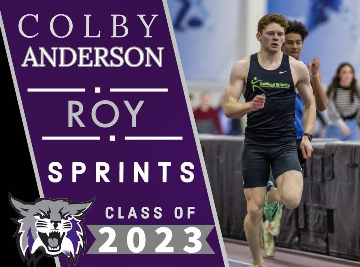 Roy High Track & Field (@royhightrack) on Twitter photo Congratulations Colby!
60m - 6.93
100m - 10.86
200m - 21.90
400m - 49.00
#weareweber <a href="/WeberStateTrack/">Weber State Track</a> <a href="/standardexsport/">Standard Sports</a> <a href="/desnewssports/">Deseret News Sports</a> <a href="/North_UTathlete/">Northern Utah Sports</a> <a href="/TheHiveSports/">The Hive Sports</a> @TweetingTrack <a href="/TribPrepsEd/">Trib Preps</a> <a href="/RoyHighSchool/">Roy High School</a> <a href="/BigSkyConf/">Big Sky Conference</a> Congratulations Colby!
60m - 6.93
100m - 10.86
200m - 21.90
400m - 49.00
#weareweber <a href="/WeberStateTrack/">Weber State Track</a> <a href="/standardexsport/">Standard Sports</a> <a href="/desnewssports/">Deseret News Sports</a> <a href="/North_UTathlete/">Northern Utah Sports</a> <a href="/TheHiveSports/">The Hive Sports</a> @TweetingTrack <a href="/TribPrepsEd/">Trib Preps</a> <a href="/RoyHighSchool/">Roy High School</a> <a href="/BigSkyConf/">Big Sky Conference</a>