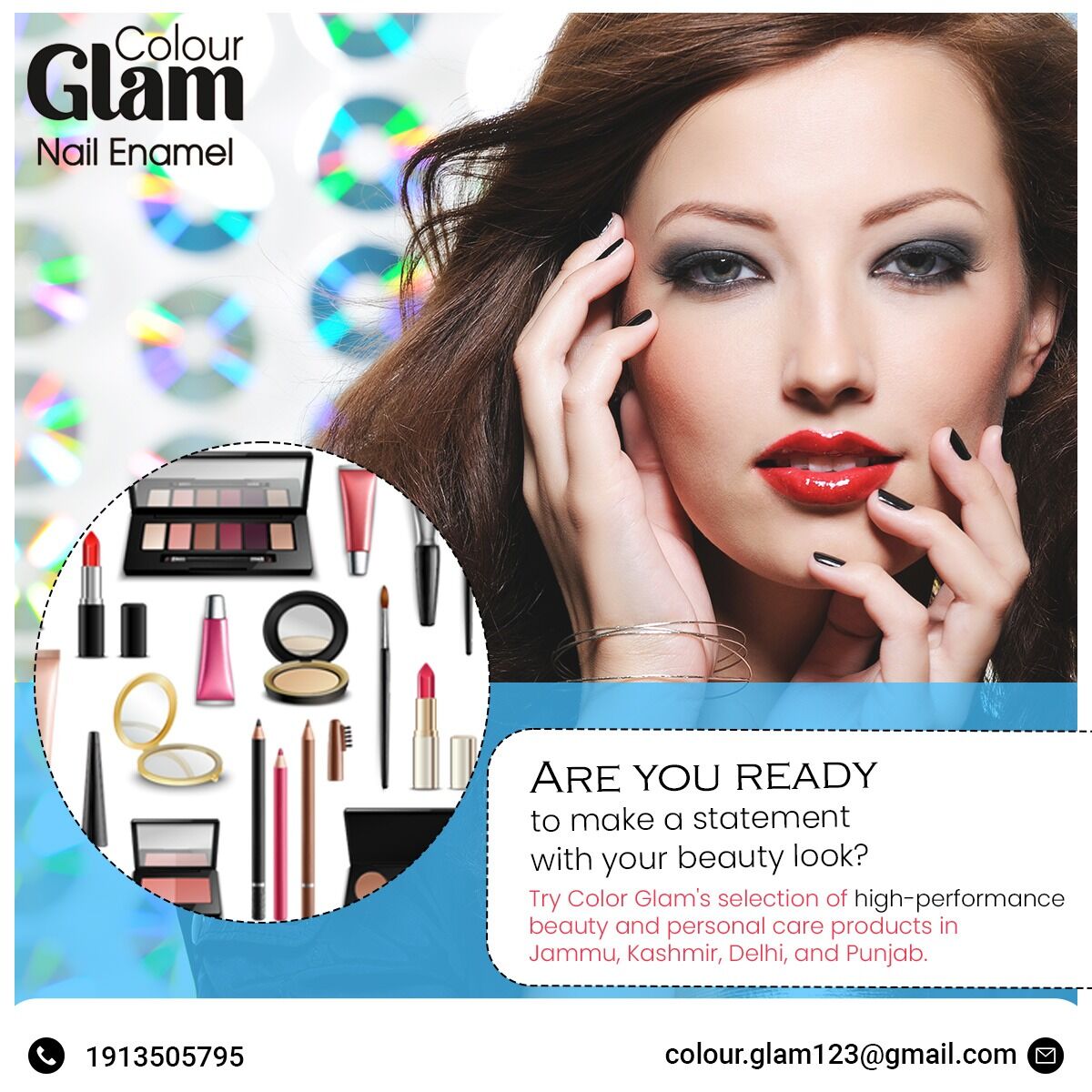 colourglam_'s tweet photo. ARE YOU READY to make a statement with your beautiful look?
Try Color Glam's selection of high-performance beauty and personal care products in
Order Now👇
☎ Call: 1913505795
📧 Email: colour.glam123@gmail.com

#colourglam #colourglammakeup #makeupfixer #makeup #lipstick #beauty https://t.co/xEiPRb8OYC