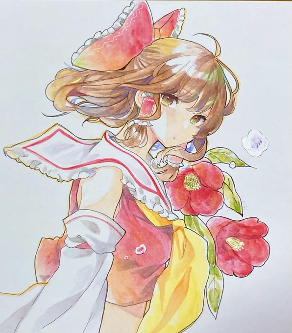 華と少女 