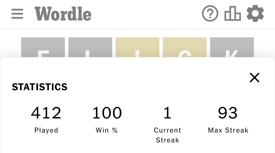 Had the game open on two tabs on my phone and refreshed the wrong one. It reset my streak. 🫠