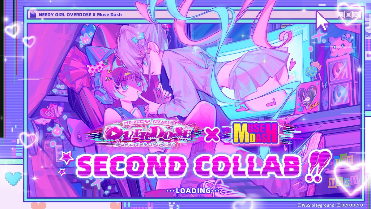 MuseDash_EN's tweet photo. 🙏BLESS🙏┈┈┈┈┈┈┈┈🙏BLESS🙏

      💖NEEDY STREAMER OVERLOAD💖
                                         ×
                         ✨Muse Dash ✨
                Second Collab Confirmed

🙏BLESS🙏┈┈┈┈┈┈┈┈🙏BLESS🙏

#MuseDash
#NEEDY_GIRL_OVERDOSE https://t.co/ZWtKM0uFGD