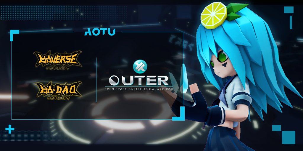 PlayOUTER's tweet photo. New cooperation🚀🚀

@AotuNFT, as the world's top cartoon brand, has successfully opened the infinite exploration of #Web3 and metaverse through #NFT.
#OUTER is willing to explore the #Metaverse together with such an excellent team. https://t.co/CsDS9OadJx