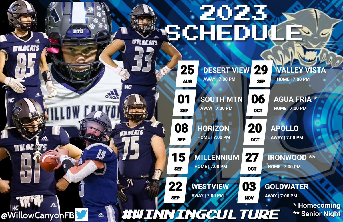 Willow Canyon Football tweet media