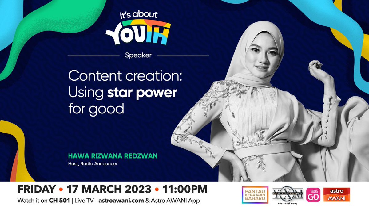 Public figure, Hawa Rizwana Redzwan takes us through her journey to prominence, as she reminds us of being a content creator with substance. #ItsAboutYOUth