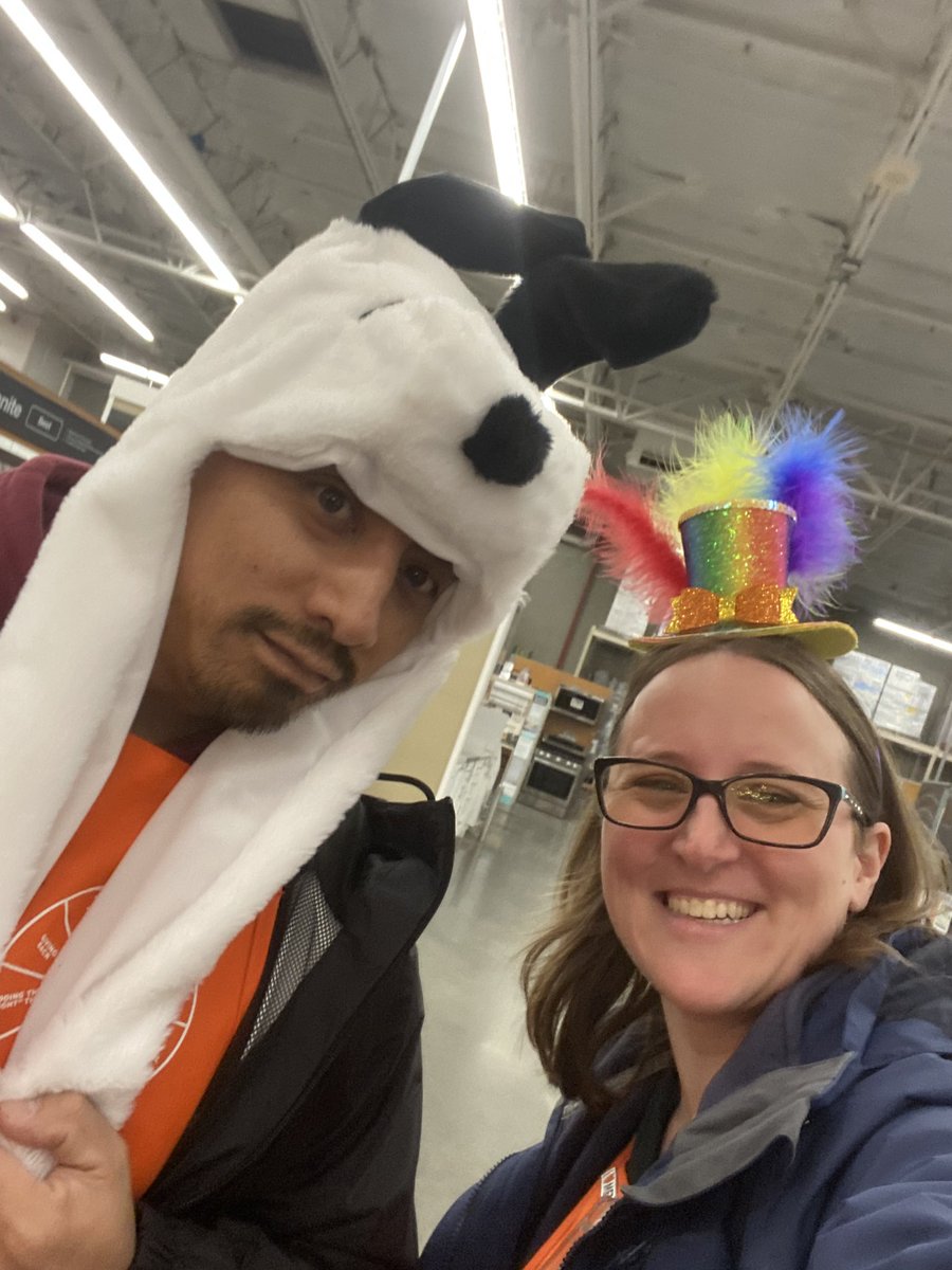 Crazy Hat/Hair day for success sharing. Night Ops Mike coming through with the spirit! #team8949
