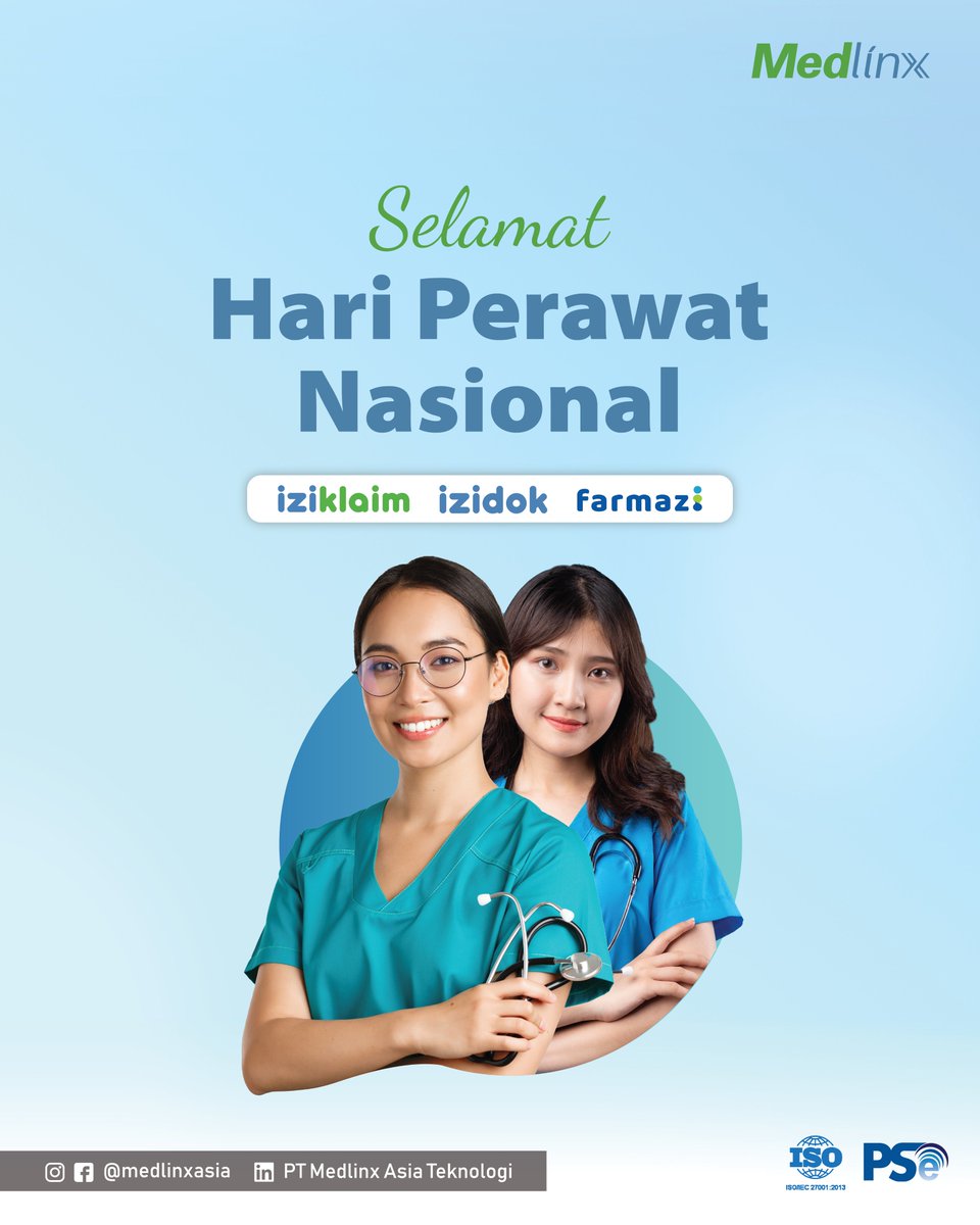 FarmaziID's tweet photo. Perawat memiliki peran penting dalam proses perawatan dan penyembuhan pasien. Dengan hati yang tulus dan penuh kasih, perawat memberikan pelayanan yang terbaik. Terima kasih atas jasamu dalam merawat pasien.

Selamat Hari Perawat Nasional! 

#HariPerawatNasional #NationalNurseDay https://t.co/sldzBTAd1O