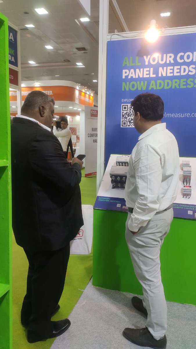 ElMeasureIndia's tweet photo. Our day one at IESS X Expo in Chennai was amazing! The response to our latest products and switchgears was overwhelming. We are grateful to everyone who visited our stall and showed interest. Come join us to experience our innovative solutions at the event. #IESSXExpo #elmeasure https://t.co/IbQ8mGob6l