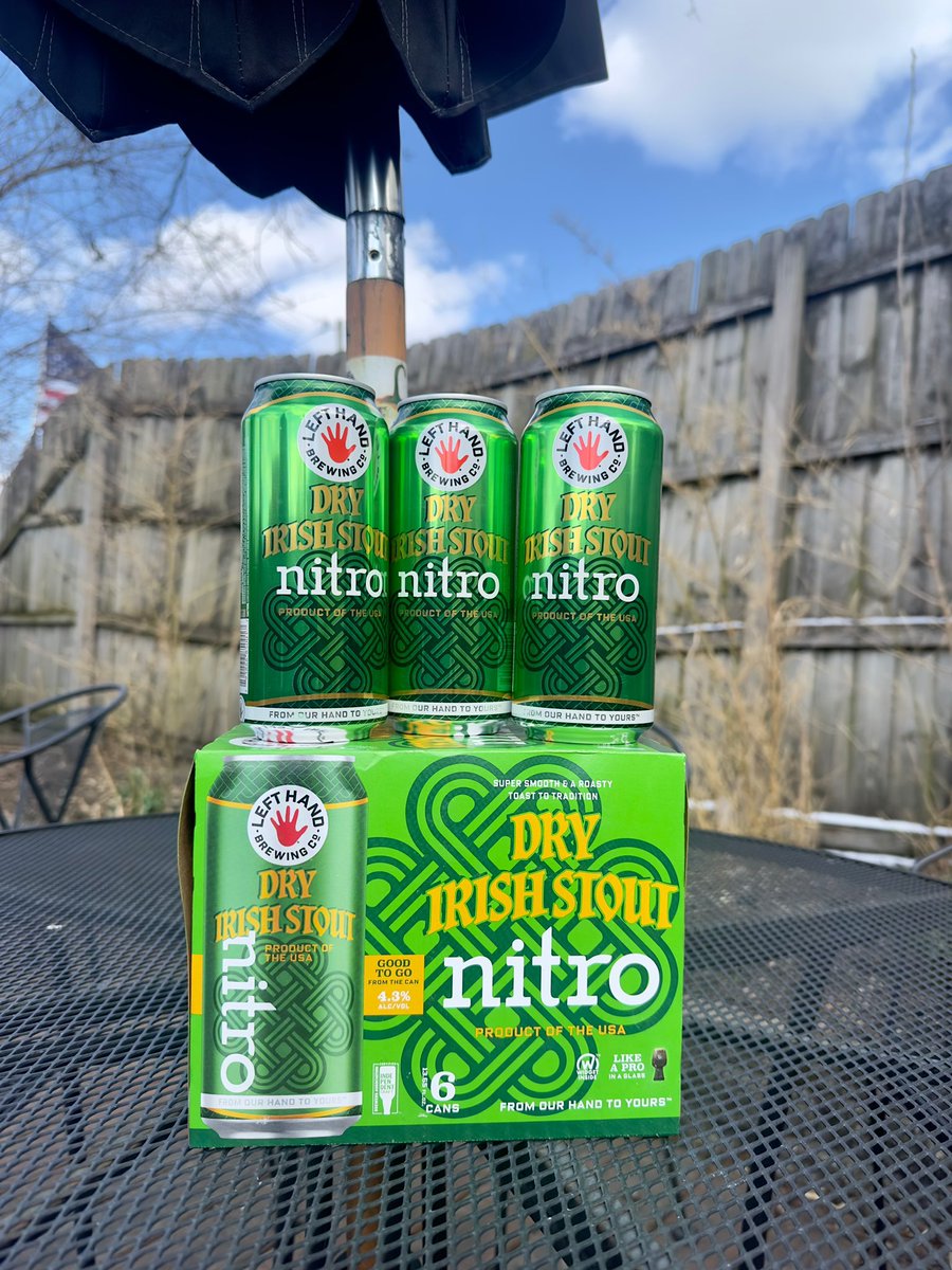 Left Hand Brewing Dry Irish Stout!
#StPatricksDay2023 #indy #beer #cocktails #mocktails #basketball