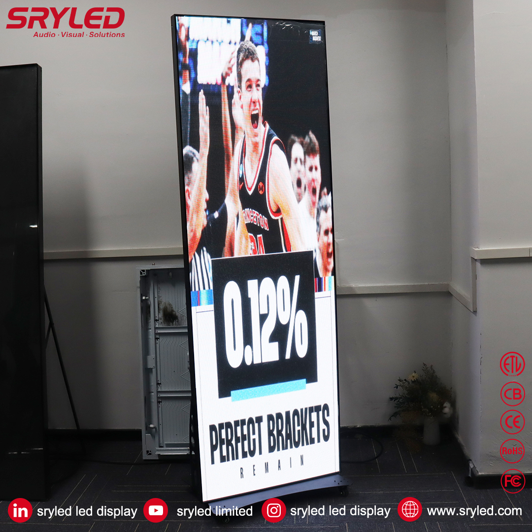 sryled's tweet image. Poster LED display：1.Plug &amp;amp; play  2.Front Maintenance 3.Various Installation Way 4.Seamless Splicing 5.Multiple Color Profile
👉sryled.com/poster-led-dis…
👉sryled.com
#SRYLED #leddisplay #PosterLEDdisplay #MarchMadness #Princeton #PRINCETONSHOCKS