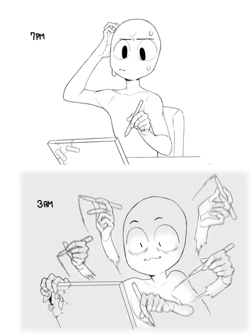 This reached a big number, most artists' brain refuse to work early https://t.co/mwprDQEvJG 