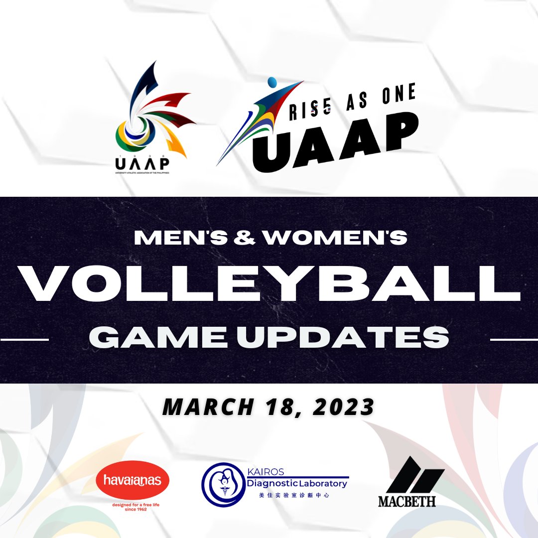 The UAAP on Twitter "Follow this thread for today's UAAPSeason85 Men
