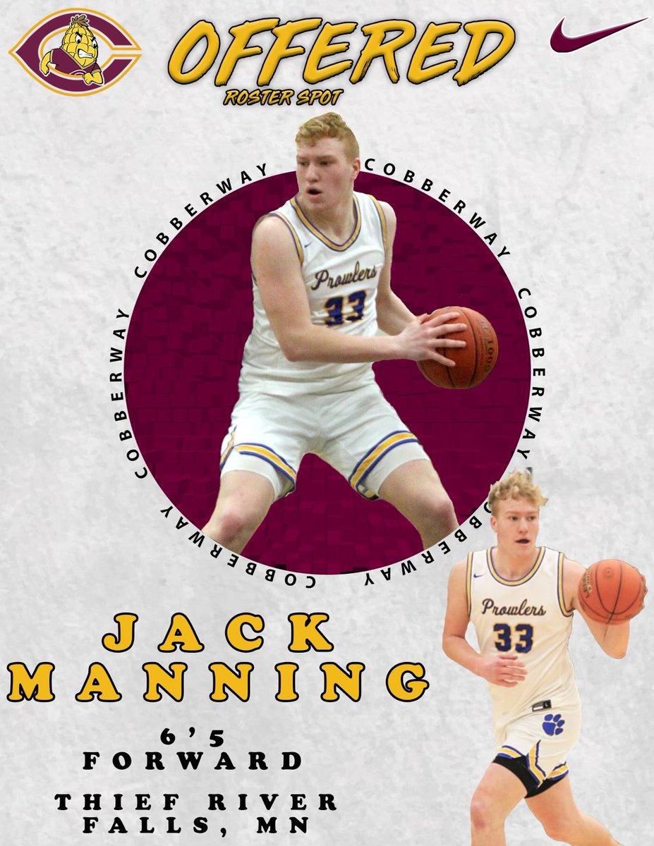jackmanning33_'s tweet photo. Blessed to receive an offer from Concordia to continue my academic and athletic career! Thanks @CoachBormann https://t.co/CWPvyyKXTn
