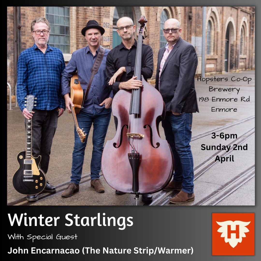 What could possibly be better than great music &amp; awesome beers together at the Inner West's newest brewery ... come catch us with the brilliant John Encarnacao at  Co-op Brewery in Enmore on Sunday 2nd April from 3pm. It's going to be special !