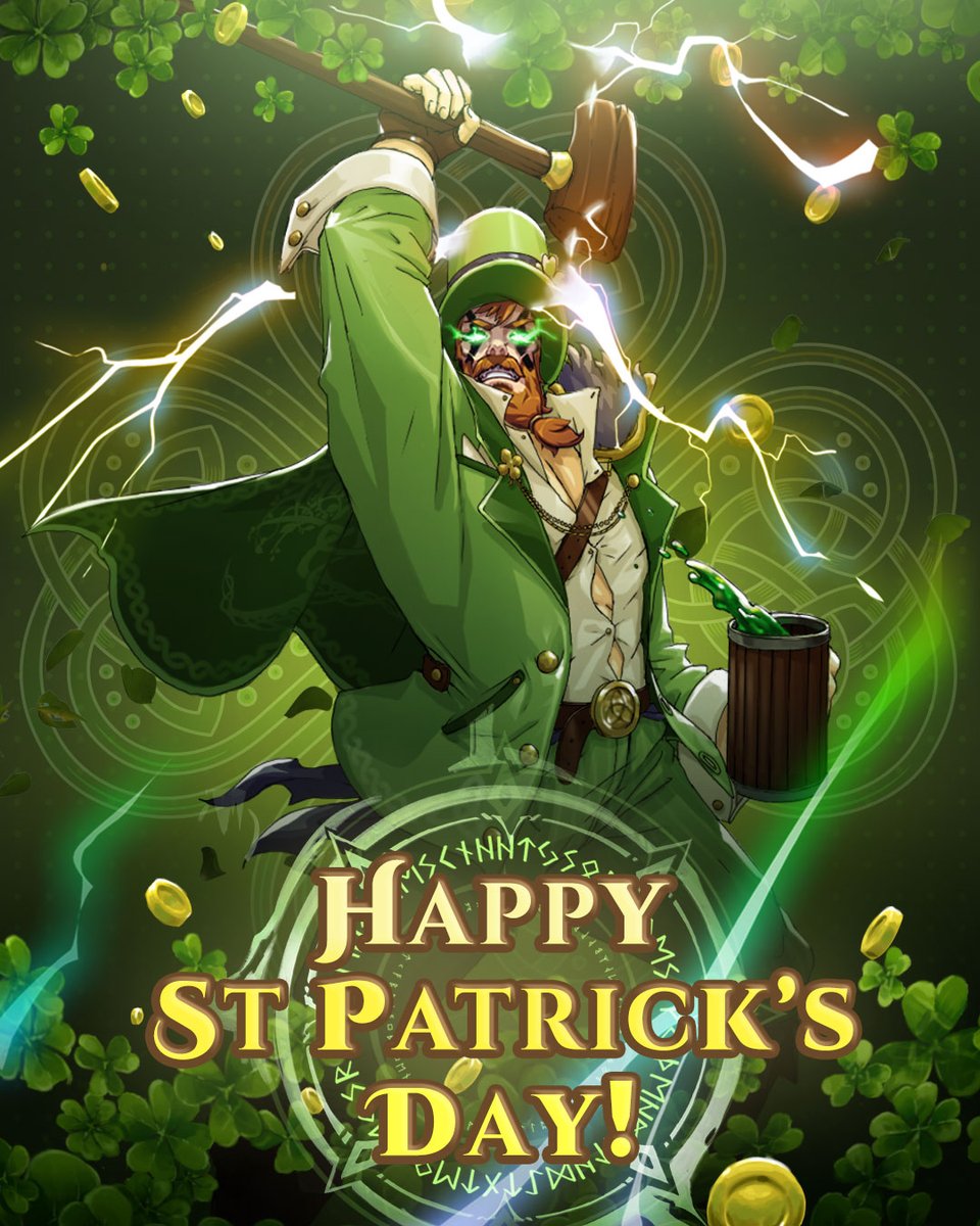 ☘️ Happy St. Patrick's Day! ☘️

Seems like the 4-leaf clover has brought a fair bit of luck this year, so what better way to celebrate than to share it with you all!

🍀 Code: EGWD3 🍀

#MythicHeroes #StPatricksDay