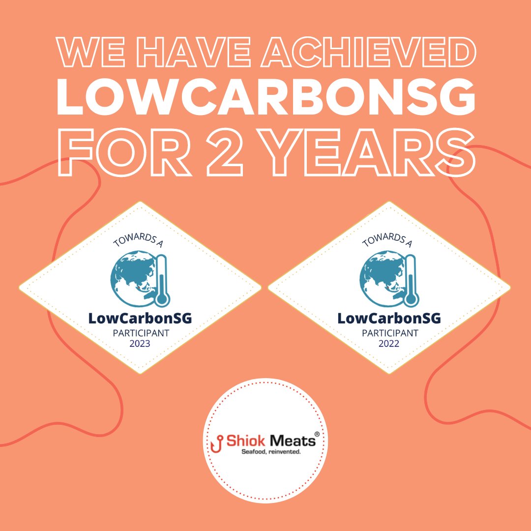 shiokmeats's tweet photo. We've been monitoring our carbon emissions for 2 years and achieved the LowCarbonSG mark by Carbon Pricing Leadership Coalition (CPLC) Singapore! 🎉

More info about LowCarbonSG here: https://t.co/ckSPmbATql

#ShiokMeats #SeafoodandMeatReinvented #CarbonPricing #Sustainability https://t.co/4CYEPUBfmg